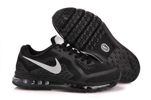Nike Air Max 2014 Men Shoes Black White Inexpensive